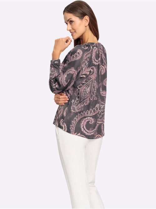 Chemisier Imprimé Paisley Discret - Taille Standard - helline - Kiabi