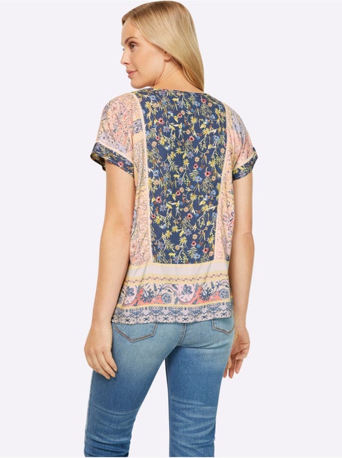 Chemisier Imprimé Patchwork - Taille Standard - helline - Kiabi