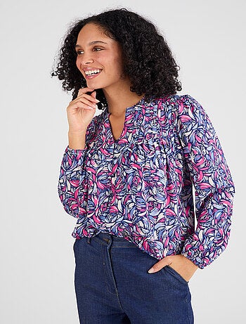 Chemisier imprimé pure viscose - Damart