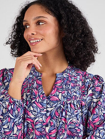 Chemisier imprimé pure viscose - Damart
