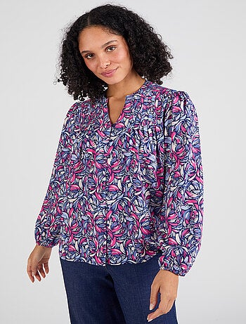 Chemisier imprimé pure viscose - Damart