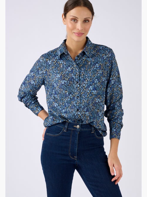 Chemisier imprimé pure viscose - Damart - Kiabi
