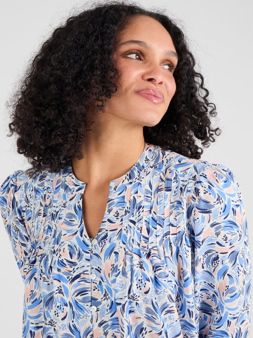 Chemisier imprimé pure viscose - Damart - Kiabi