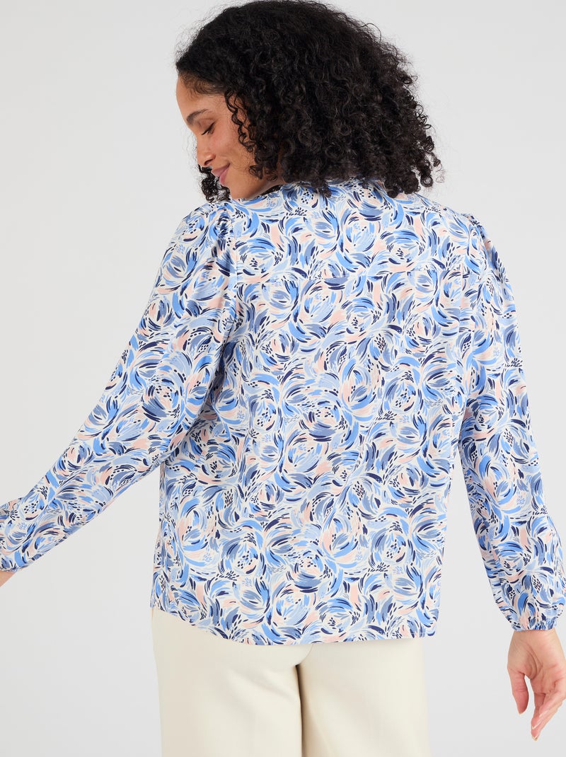 Chemisier imprimé pure viscose - Damart Rose pâle - Kiabi