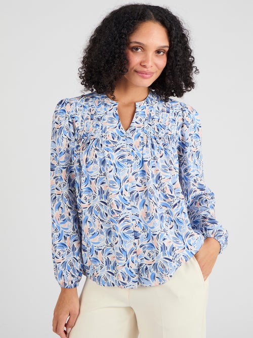Chemisier imprimé pure viscose - Damart - Kiabi