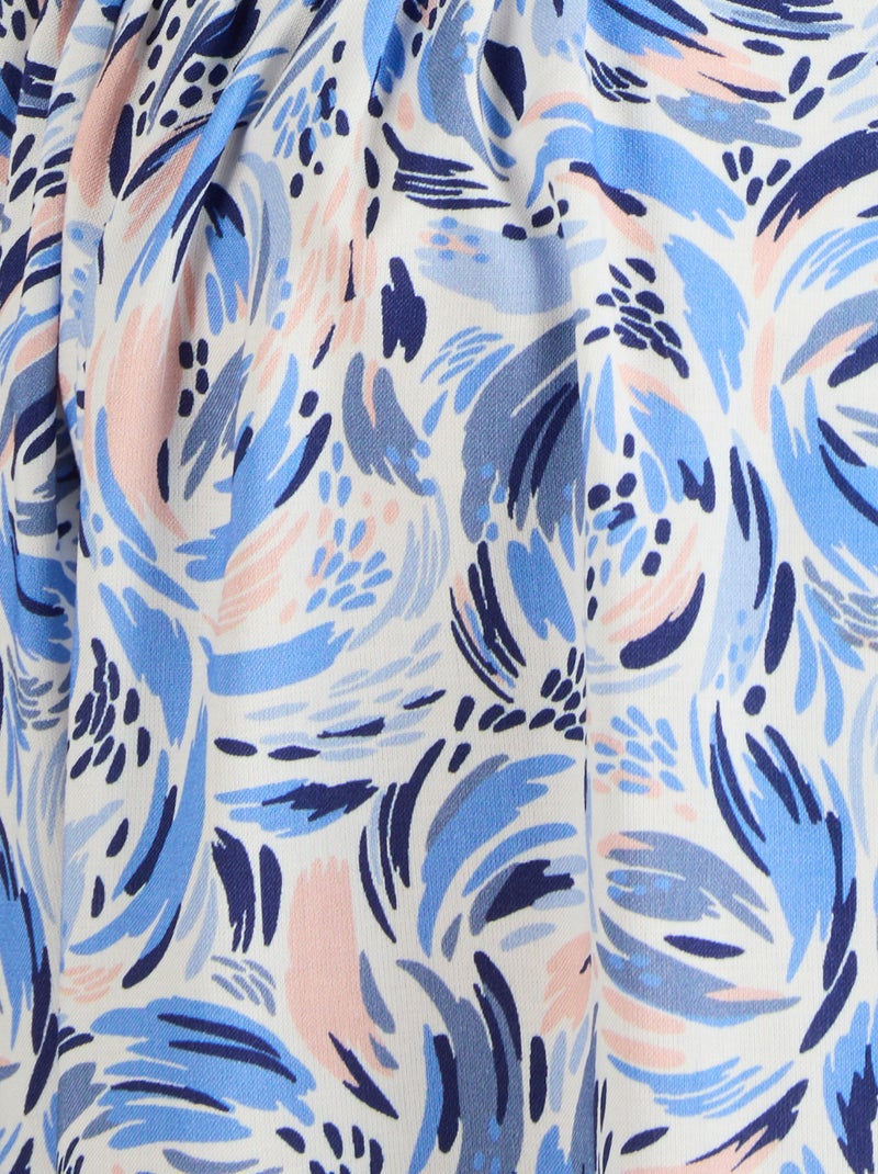 Chemisier imprimé pure viscose - Damart Rose pâle - Kiabi