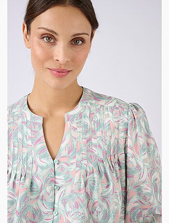 Chemisier imprimé pure viscose - Damart