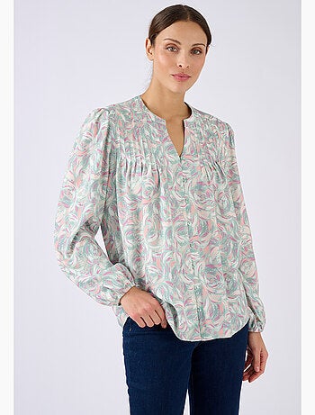 Chemisier imprimé pure viscose - Damart
