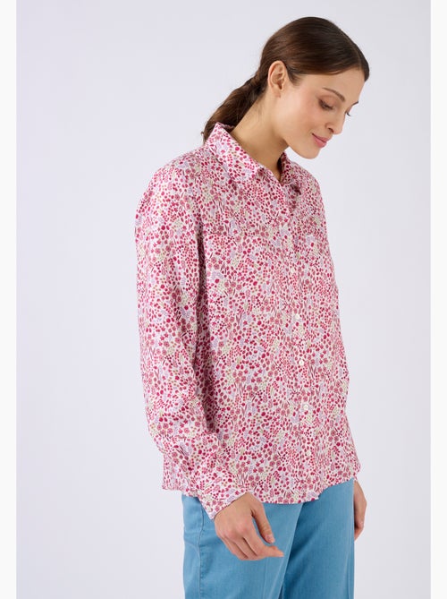 Chemisier imprimé pure viscose - Damart - Kiabi