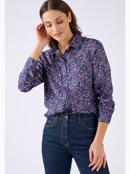 Chemisier imprimé pure viscose - Damart - Kiabi
