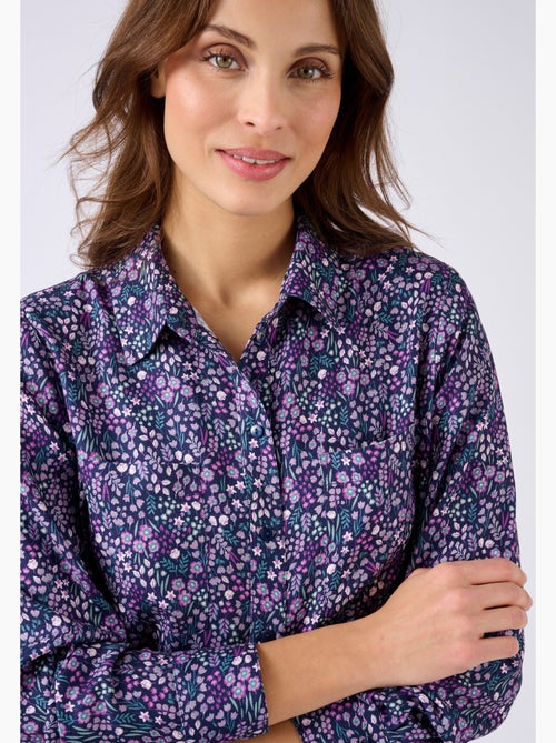 Chemisier imprimé pure viscose - Damart - Kiabi