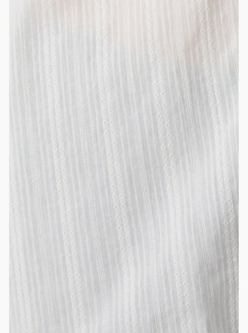 Chemisier jacquard reliéfé - damart - Kiabi Chemisier jacquard reliéfé - damart - Kiabi