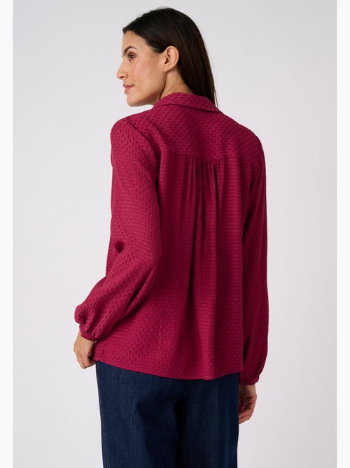 Chemisier jacquard reliéfé - damart - Kiabi