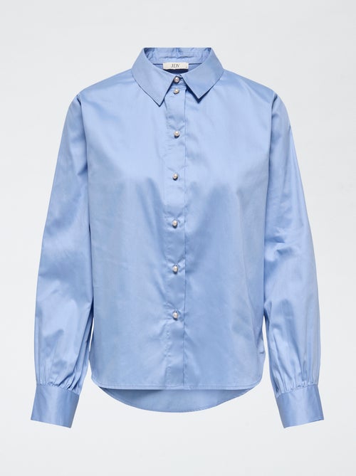 Chemisier 'JDY' avec perle de nacre - Kiabi