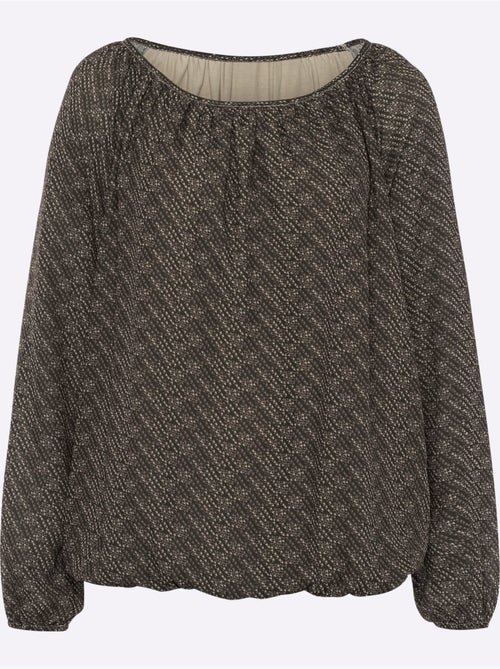 Chemisier Joli Motif Imprimé - Taille Standard - Helline - Kiabi Chemisier Joli Motif Imprimé - Taille Standard - Helline - Kiabi