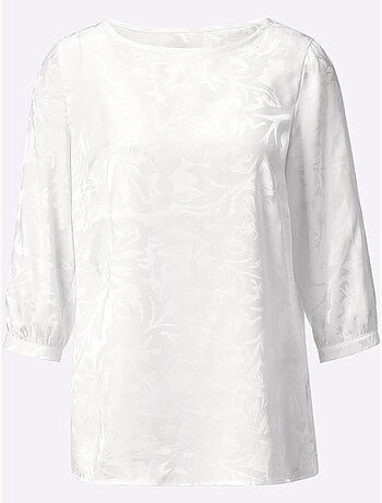 Chemisier Joli Motif Jacquard - Taille Standard - helline