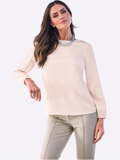 Chemisier lavallière lavallière amovible - taille standard - helline - Kiabi