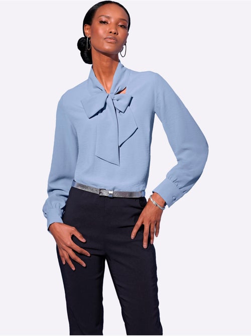 Chemisier Lavallière Lavallière Tendance - Taille Standard - Helline - Kiabi Chemisier Lavallière Lavallière Tendance - Taille Standard - Helline - Kiabi