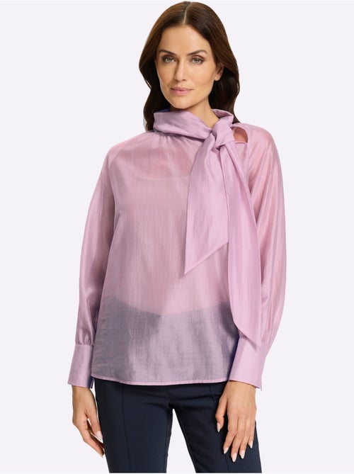 Chemisier lavallière lavallière tendance - taille standard - helline - Kiabi Chemisier lavallière lavallière tendance - taille standard - helline - Kiabi