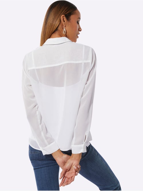 Chemisier Lavallière Polyester Recyclé - Taille Standard - Helline - Kiabi