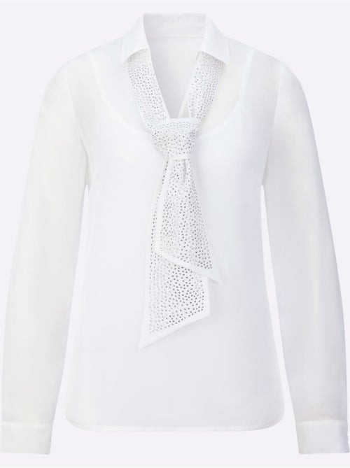 Chemisier Lavallière Polyester Recyclé - Taille Standard - Helline - Kiabi
