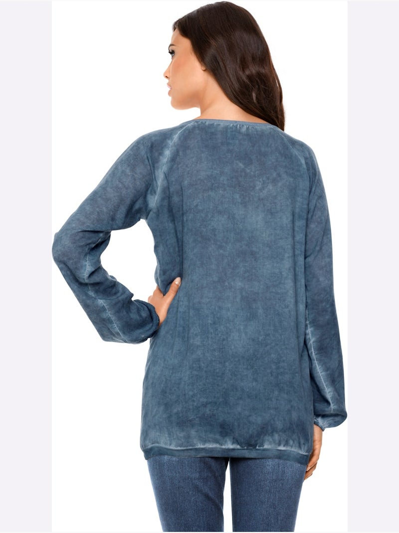 Chemisier Léger - Taille Standard - Helline Bleu jean - Kiabi
