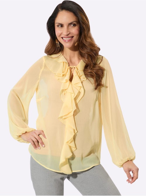 Chemisier Légère Qualité Froissée Tendance - Taille Standard - Witt - Kiabi Chemisier Légère Qualité Froissée Tendance - Taille Standard - Witt - Kiabi