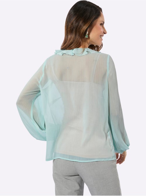 Chemisier Légère Qualité Froissée Tendance - Taille Standard - Witt - Kiabi Chemisier Légère Qualité Froissée Tendance - Taille Standard - Witt - Kiabi