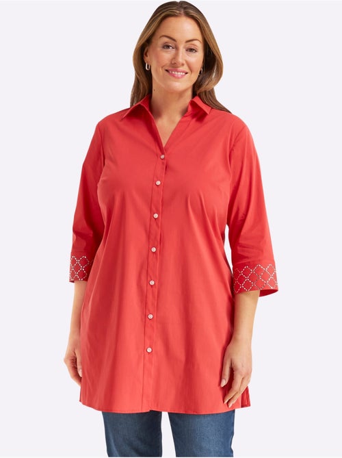 Chemisier Long - Taille Standard - Sheego - Kiabi