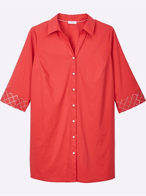 Chemisier Long - Taille Standard - Sheego - Kiabi