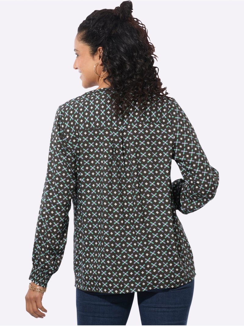Chemisier long - taille standard - witt Gris Vert - Kiabi