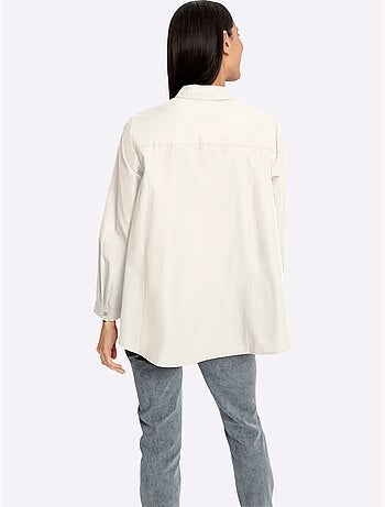 Chemisier Long 50% Coton - Taille Standard - Helline