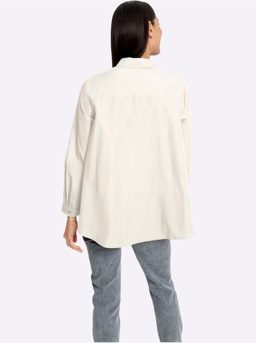 Chemisier Long 50% Coton - Taille Standard - helline - Kiabi