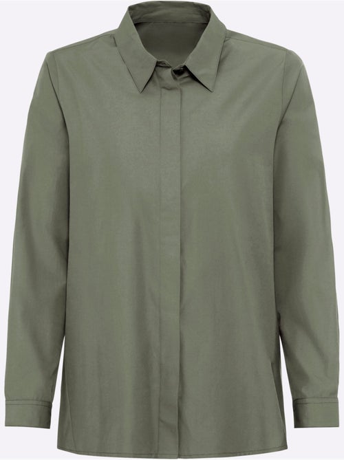 Chemisier Long 50% Coton - Taille Standard - helline - Kiabi