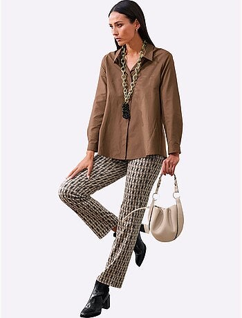 Chemisier Long 50% Coton - Taille Standard - Helline