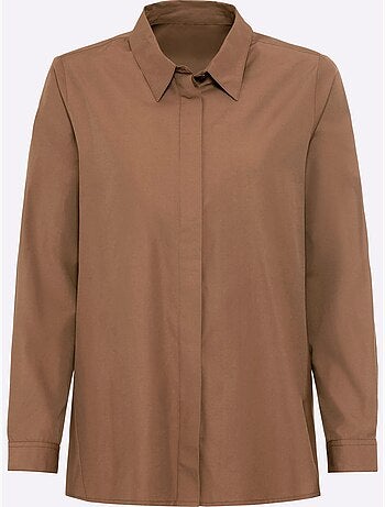 Chemisier Long 50% Coton - Taille Standard - Helline