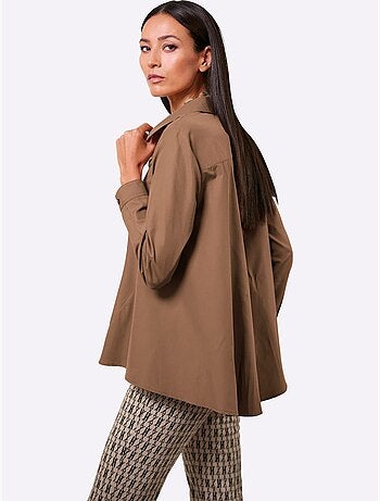 Chemisier Long 50% Coton - Taille Standard - Helline