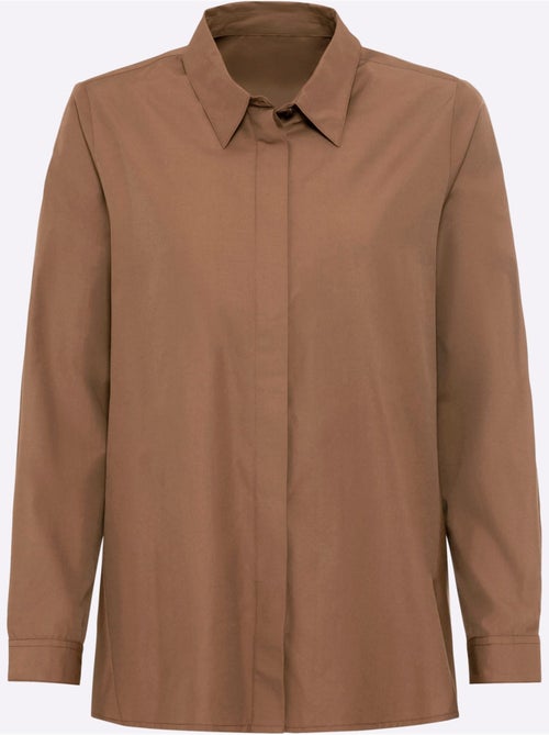 Chemisier Long 50% Coton - Taille Standard - helline - Kiabi