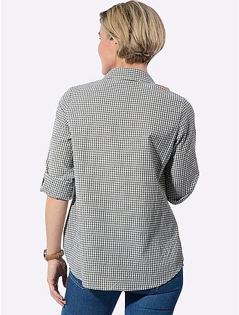 Chemisier long avec col classique et manches longues ajustables - Taille standard - Witt