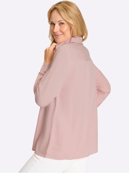 Chemisier long à col ouvert et manches longues transformables - Taille standard - Moda Vilona - Kiabi Chemisier long à col ouvert et manches longues transformables - Taille standard - Moda Vilona - Kiabi