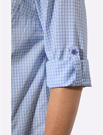 Chemisier long avec col classique et manches longues ajustables - Taille standard - Witt