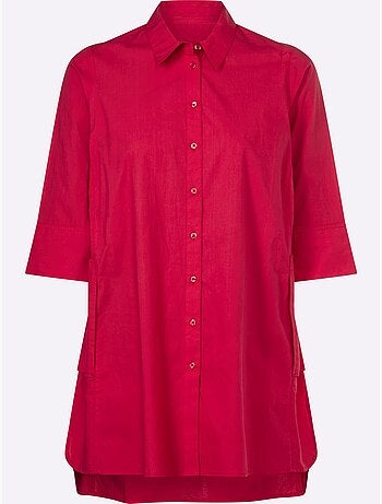 Chemisier Long Coupe Longue Affinante - Taille Standard - Helline