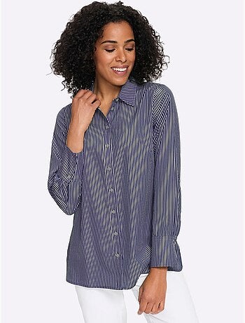 Chemisier long coupe longue affinante - taille standard - moda vilona