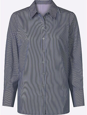 Chemisier long coupe longue affinante - taille standard - moda vilona