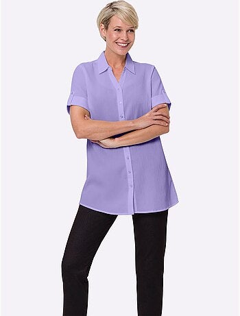 Chemisier Long Coupe Longue Affinante - Taille Standard - Moda Vilona