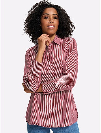 Chemisier long coupe longue affinante - taille standard - moda vilona
