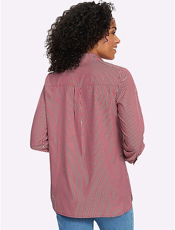 Chemisier long coupe longue affinante - taille standard - moda vilona