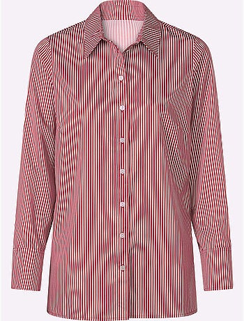Chemisier long coupe longue affinante - taille standard - moda vilona