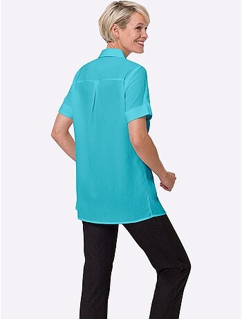 Chemisier Long Coupe Longue Affinante - Taille Standard - Moda Vilona