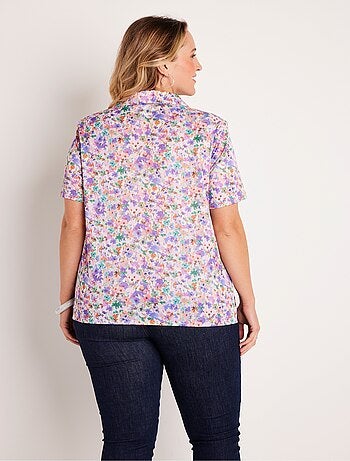 Chemisier long fleuri